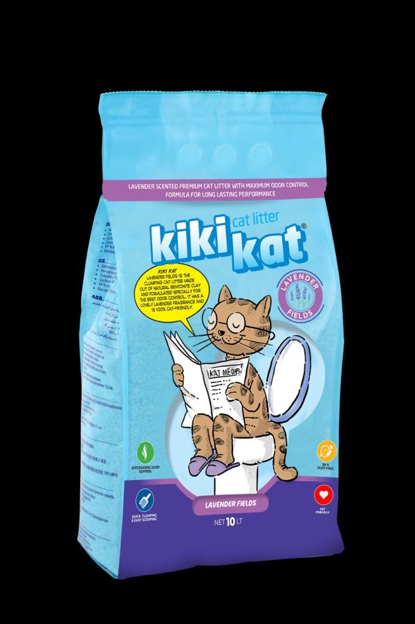 חול לחתולים קיקי קאט ללא ריח 10 ליטר