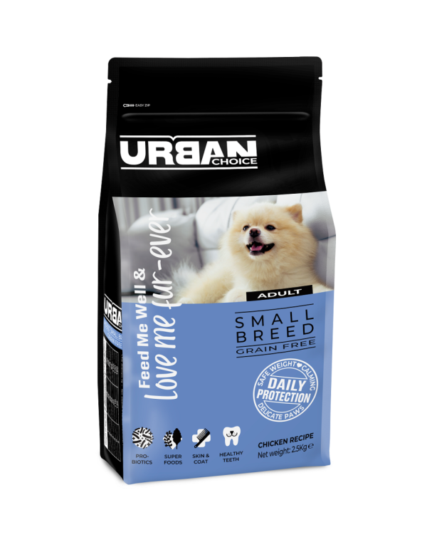 ⁦אורבן צ’ויס בוגר גזע קטן 2.5 ק”ג – Urban Choice Small breed⁩ – תמונה ⁦2⁩