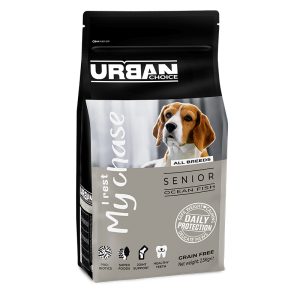 אורבן צ'ויס כלב סניור דגי אוקינוס Urban Choice Dog Senior Ocean Fish   ק"ג 2