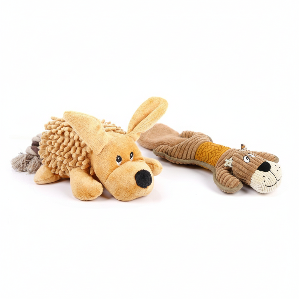 צעצוע חורפן וקיפוד לכלב